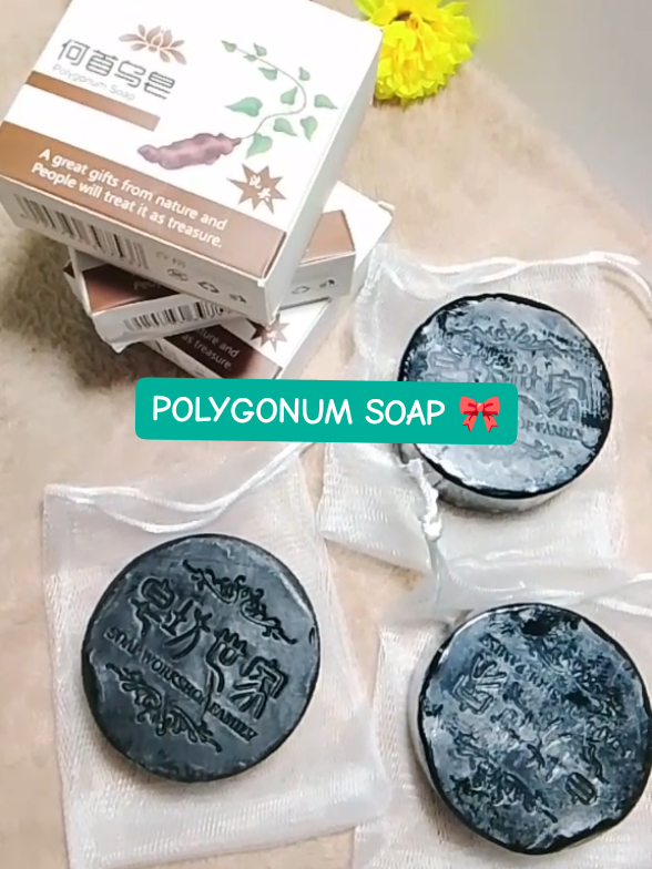 Pampatubo at Pampakapal ng buhoK ba Kamo??HAIR GROWTH SOAP SHAMPOO  POLYGONUM SOAP 🎀  #polygonumsoap #soapshampoo #shampoo #hairgrowth #haircare 