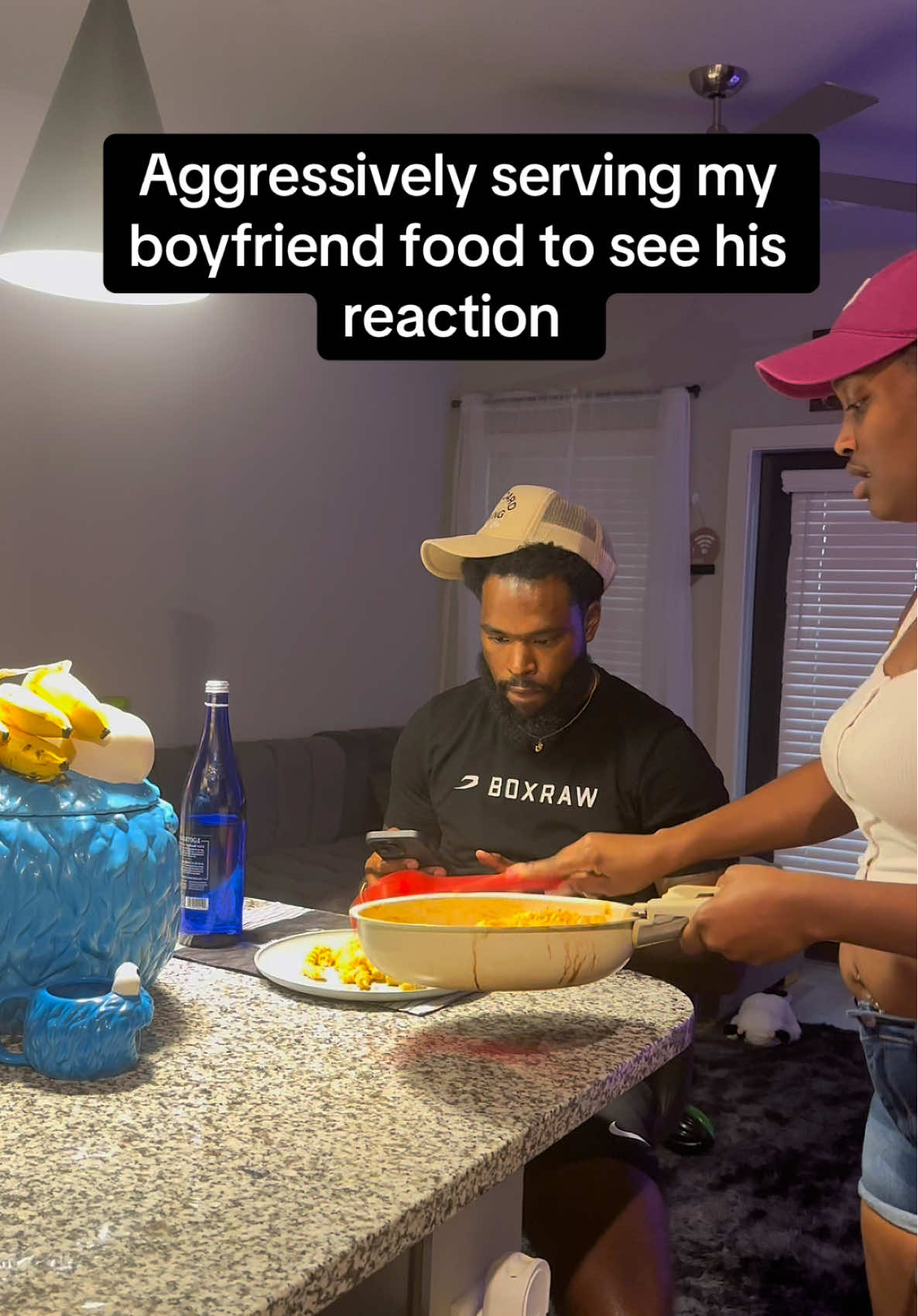 I felt so bad he was so confused 😂 #fyp #foryoupage #cutecouple #roandj 