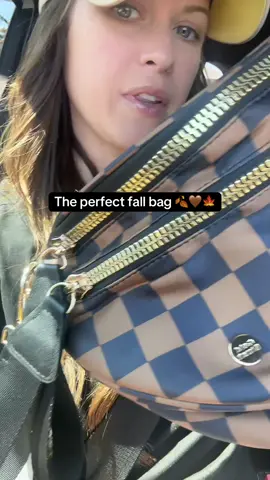 Obsessed with the colors #brown #checkered #bag #shoulderbag #fallfashion 