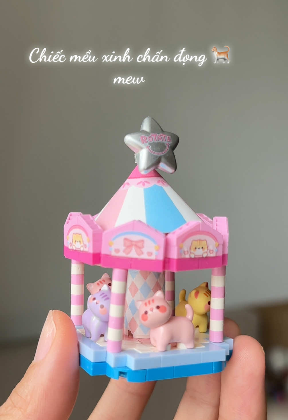 Mô hình mèo mini#legomini #lego #dethuong #cute #mohinh  @Xinh mini 💛 