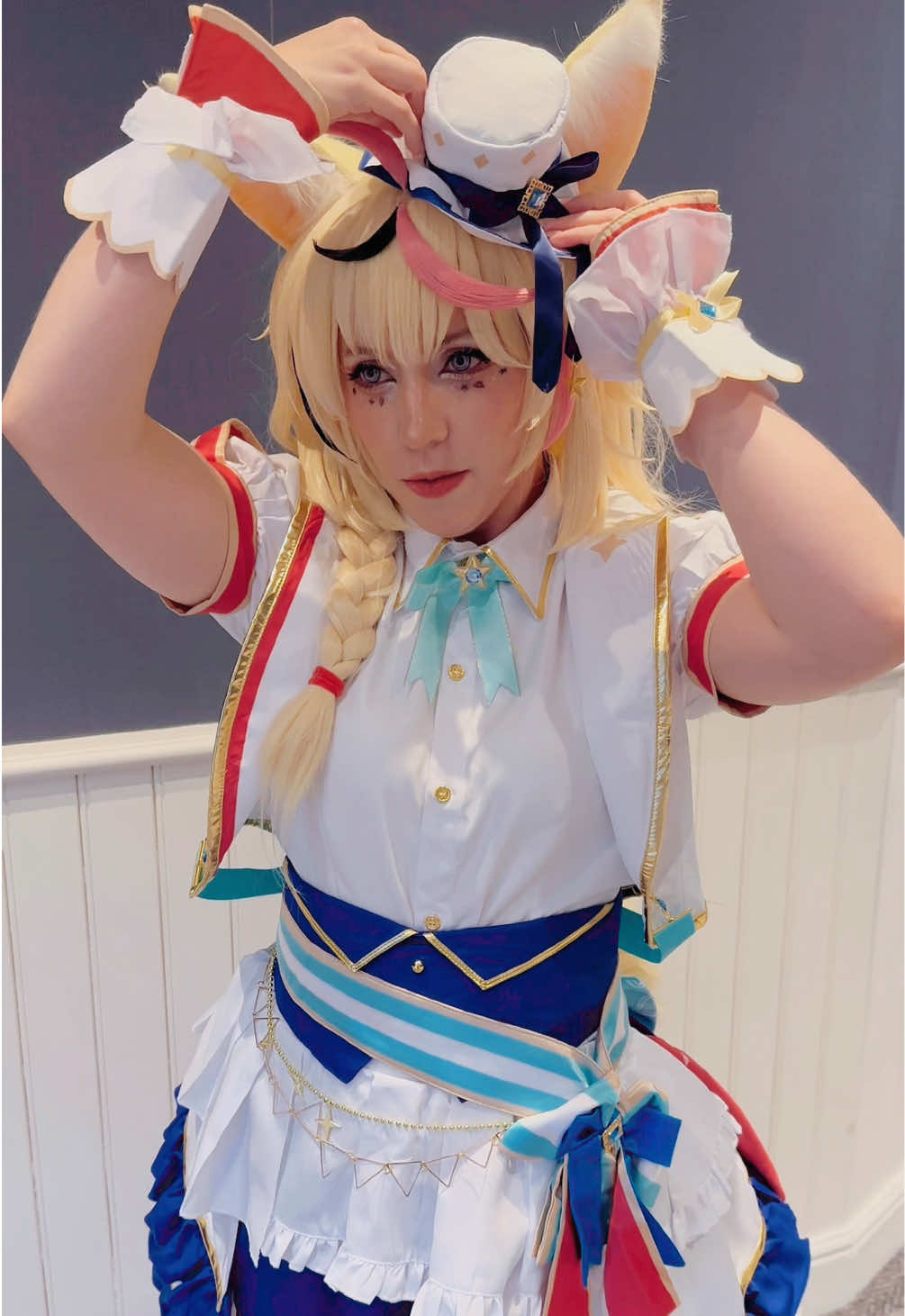 Getting ready ✔️ #hololive #ホロライブ #omarupolka #尾丸ポルカ #vexpo2025 