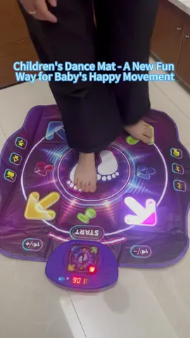 Shining dance mat - kids go wild for it#dancemat #kid #dance #kidstoys #gift 