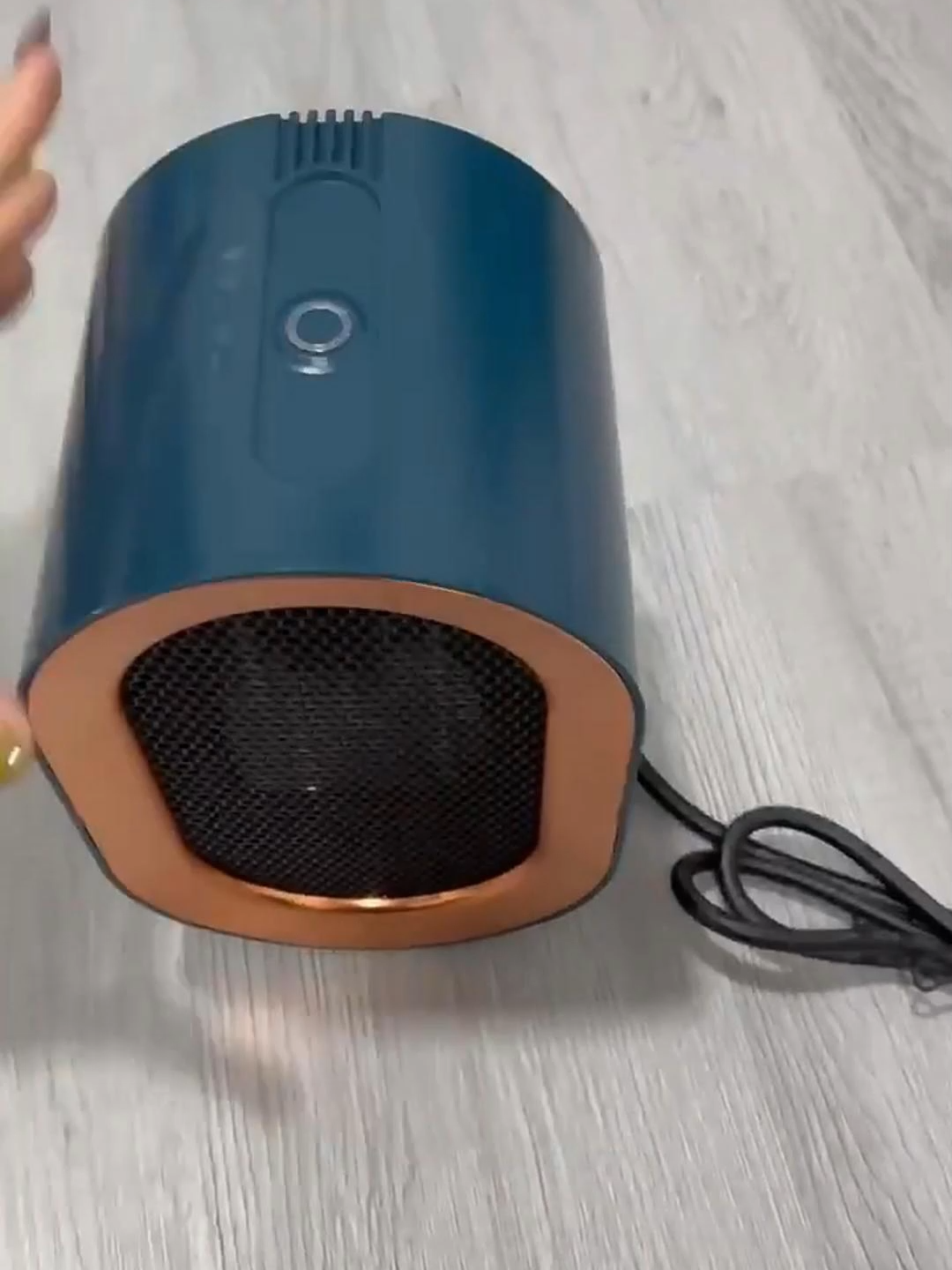 Desktop Electric Heater Mini Portable Fan Heater 220V PTC Ceramic Heating Warm Air Blower Home Office Warmer Machine#cold #desktoppc #heater #mini #portable #fan  Link In bio