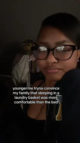 Idk why I used to sleep in baskets dont ask me #fyp #relatable #funny #foryoupage #childhoodmemories 