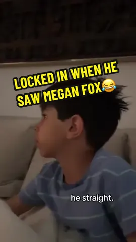 I’m crying lil bro instantly sat up and locked in after seeing Megan Fox in Transformers 😭 #transformers #transformersmovie #meganfox #brother #foryoupage 