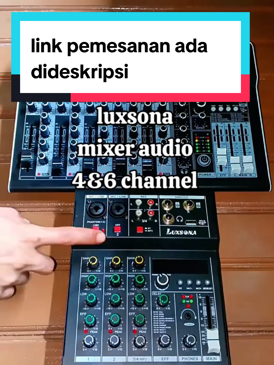 link pembelian 👉@Mas Ajimixer audio profesional 4 dan 6 channel 99 DSP untuk live streaming dan ruhaman.##mixer #mixeraudio #mixer4channel #mixer6channel #audiosoundsystem 
