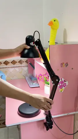 Đèn học kẹp bàn đọc sách học bài tiện lợi#denhoc #denhockepban #denhocdeban #xuhuong #trangthangthan 