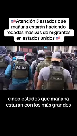 Atención 5 estados que mañana estarán haciendo redad** masiv** de migrantes en estados unidos