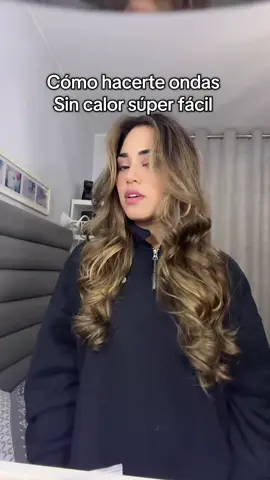 La mejor manera de tener unas ondas súper naturales #ondas #cabello #hack 