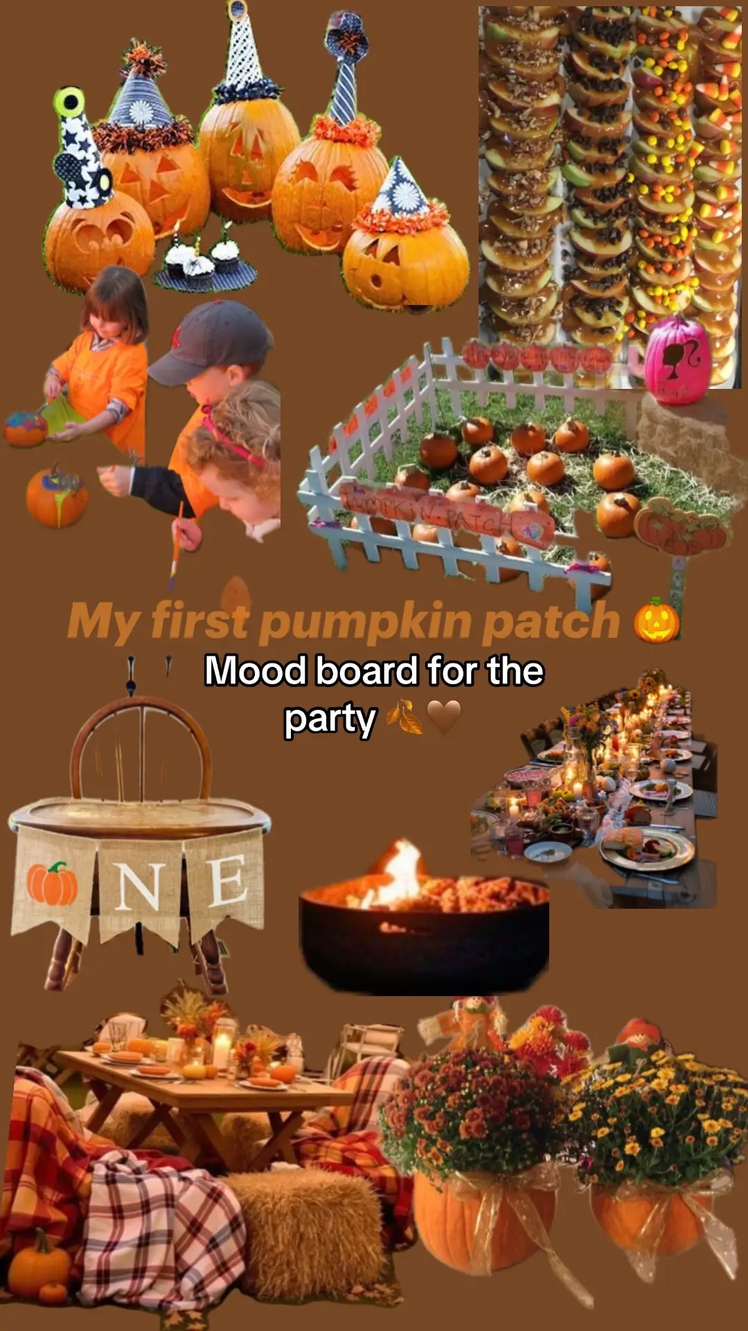 Thank you guys for helping me decide on the theme for my baby’s birthday 💕 this is the what I’m going for #myfirstpumpkinpatch #firstbirthday #firstbirthdaytheme #firstbirthdayparty 