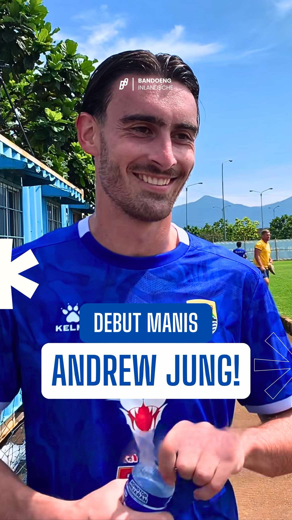 Andrew Jung merasa senang debutnya dihiasi dengan kemenangan dan ingin merasakan kemenangan berikutnya 🌟🔵 Letsss gooo, Jung! #BaruBiruSelalu #bandoengin #persib