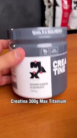 🔥 Quer força extra e mais músculo? 💪 Creatina Max Titanium 300g — 100% pura, sem sabor e pronta pra turbinar seus treinos! ⚡ Resultados rápidos, recuperação TOP! 🚀 Compre já e evolua AGORA! Link na bio  #Força #GanhoDeMassa #Creatina #maxtitanium #Fitness