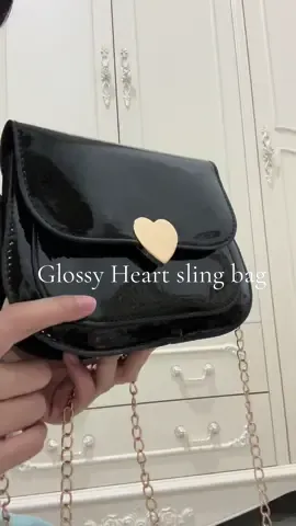 Glossy Heart Sling bag #livehighlights #small #bags #tiktoklive #slingbag 