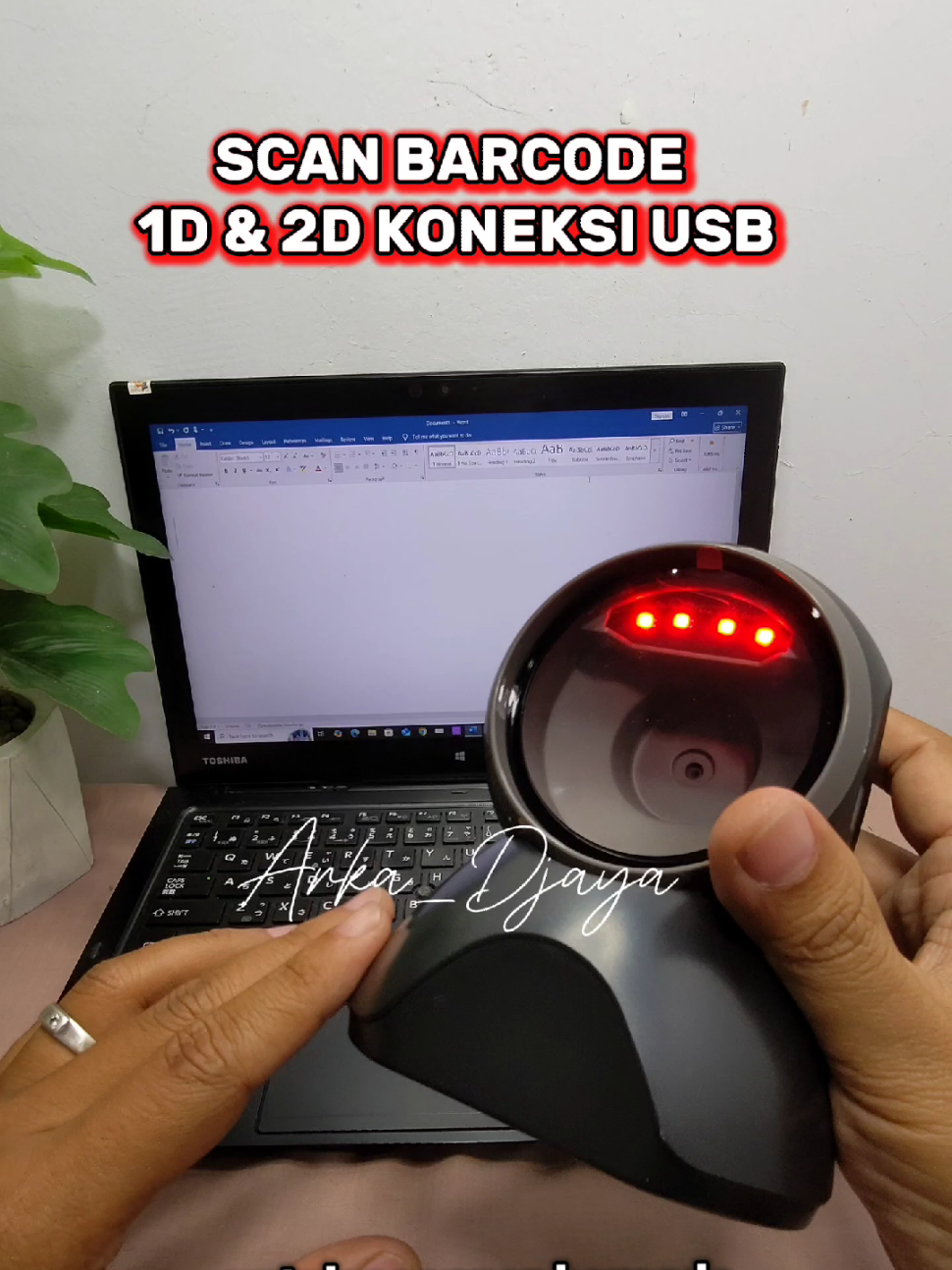 Barcode Scanner Koneksi USB, Penggunaan di PC / Laptop. AUTO SCAN dan tinggal PLUG & PLAY #arkadjaya #scanbarcode #barcodescanner #barcodescanners #scanner 