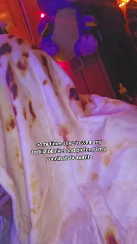 #tortilla #blanket #burrito #cannibal #silly 