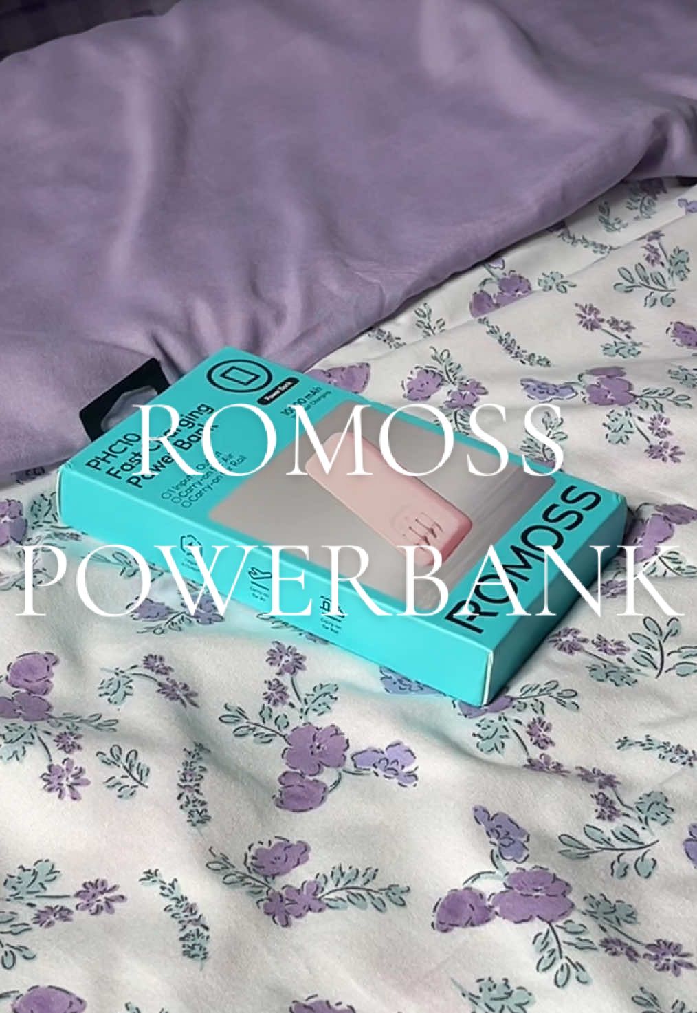 As a Romoss girly, I highly recommend this powerbank🤩 #powerbank #romosspowerbank #powerbankviral #fastcharging #fastcharger 