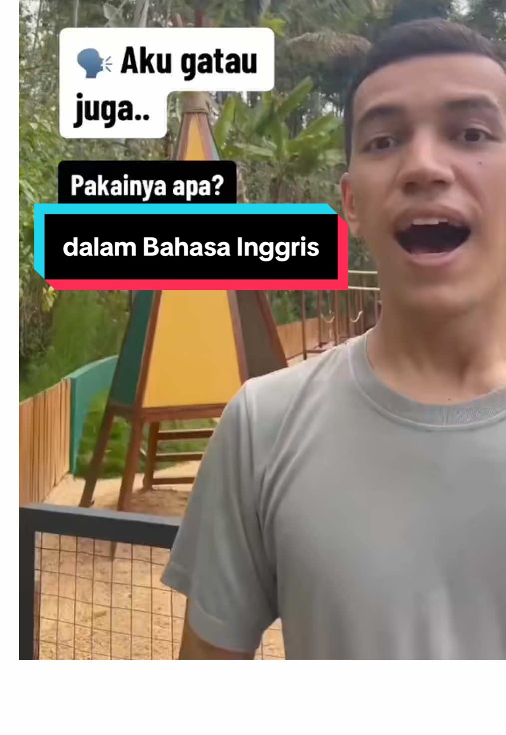 'aku gak tau juga' in English #bahasainggris 