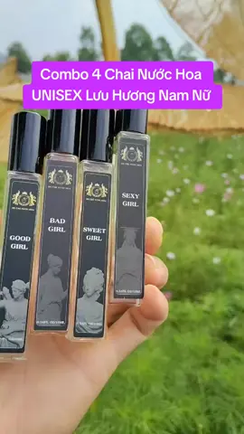 Combo 4 Chai Nước Hoa UNISEX Lưu Hương Nam Nữ  #thienkim99 #xuhuong #muahangtaitiktokshop #tiktokshop #nuochoa 