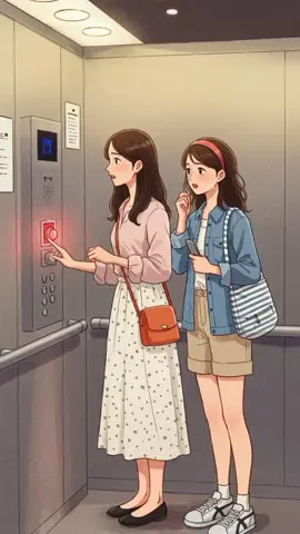 stuck in the elevator 