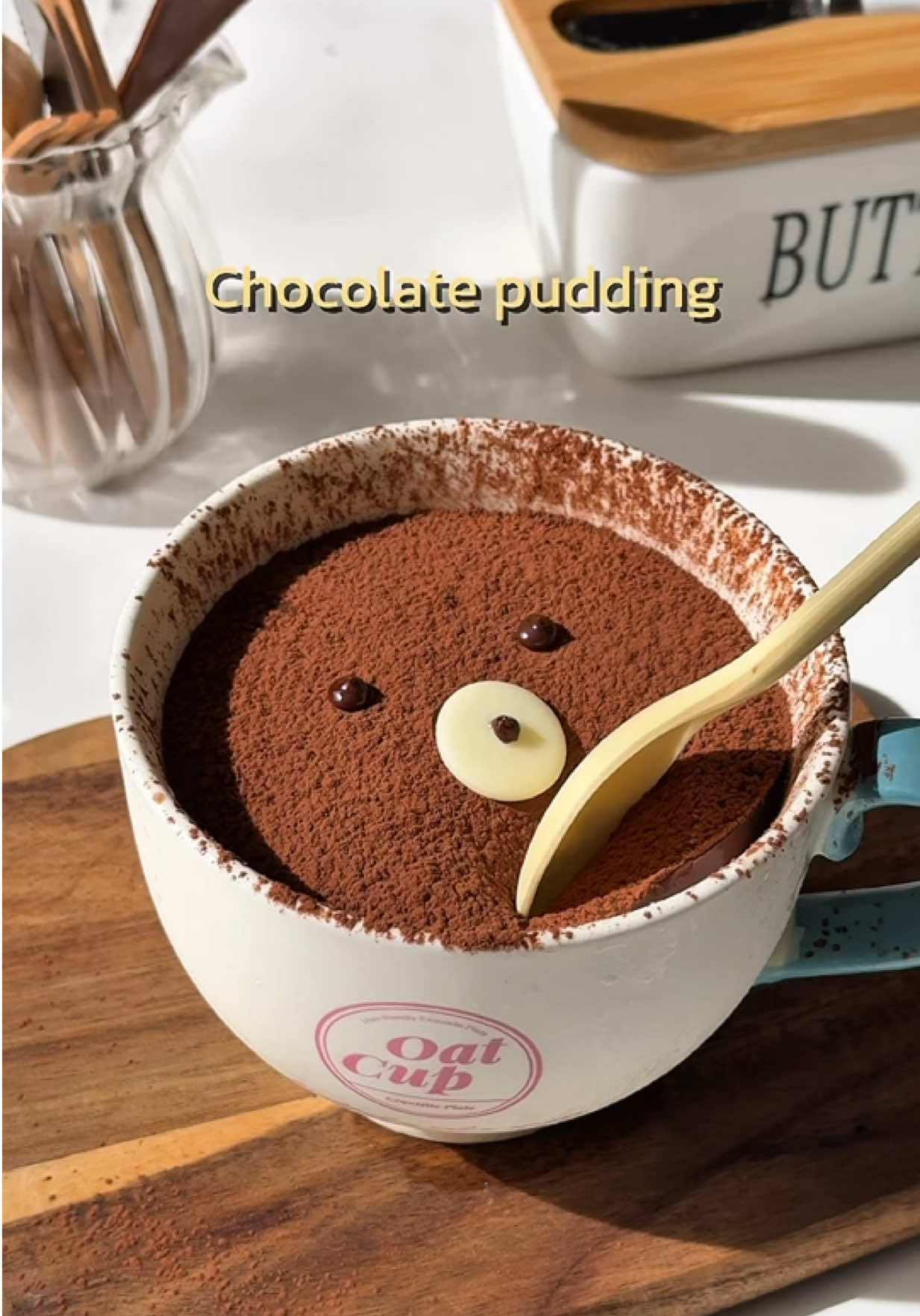 Chocolate pudding 🍫 #chocolatepudding #dessert #pudding #fyp