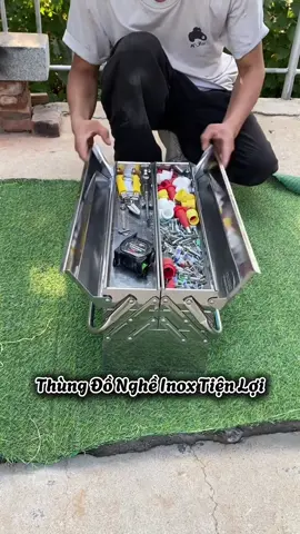thùng đồ nghề inox tiện lợi. #thungdongheinox #xuhuong #giadungtienich 