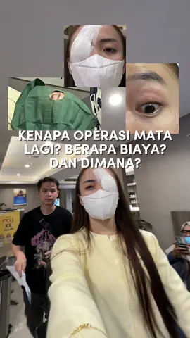 Pembelajaran kalo operasi, makesure dokternya harus bener2 bersih ya.... #adayinmylife #operasimata #hordeolumchalazion 