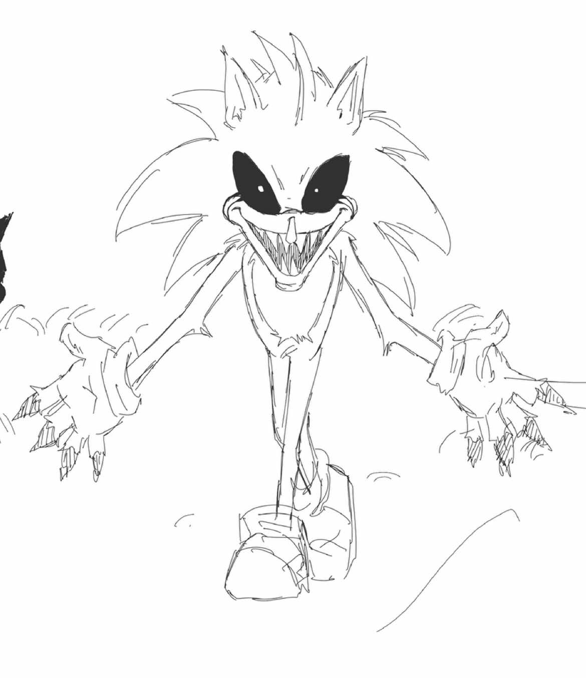 Hello to everyone that saw the WIP shot LMAOO anyways yeah I wasn’t expected someone to instantly guess what I was going for but that makes me happy <3 #roblox #outcomememories #sonicexe 