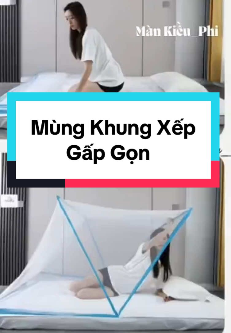 Mùng khung xếp gấp gọn. #munggapgon #mungkhungxep #dogiadung #tienichgiadinh  @Shop Gia Dụng CARO  @Shop Gia Dụng CARO  @Shop Gia Dụng CARO 