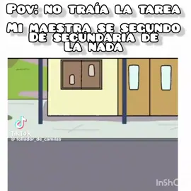 imagínate no traer la #tarea y que te den tremenda regañiza #foryou #humor 