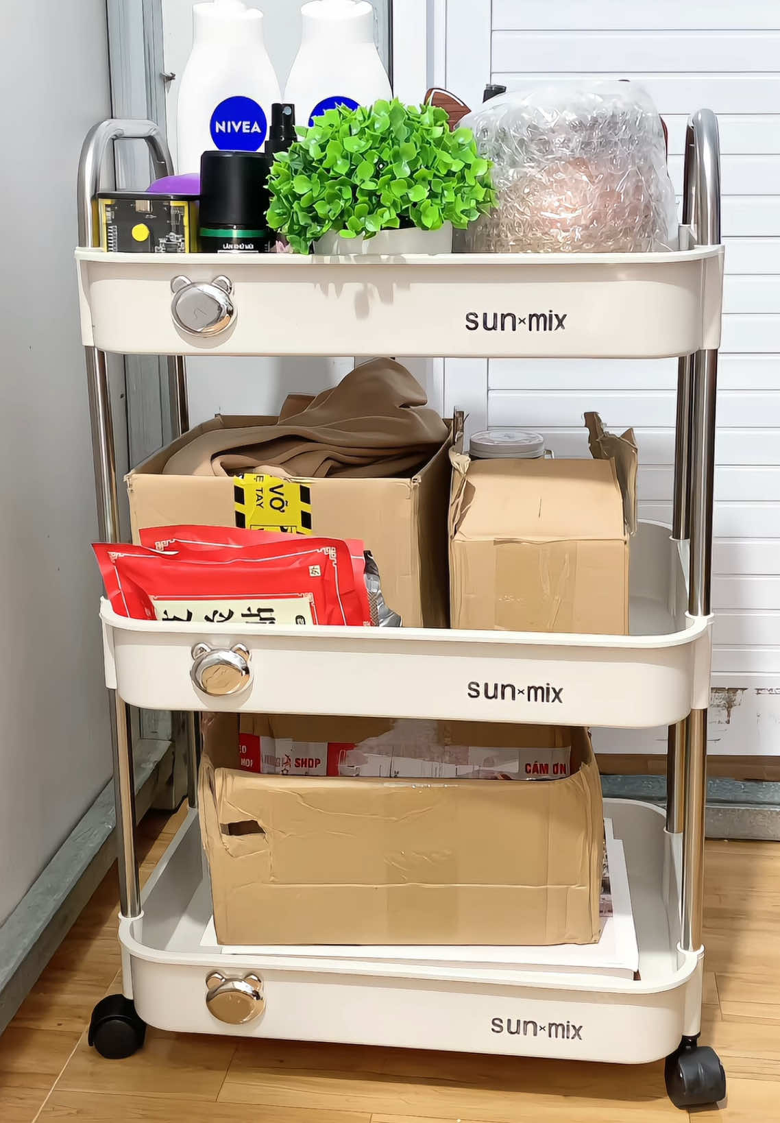 Kệ đa năng 3 tầng vừa đẹp vừa rẻ  #kedanang3tang #kedanangcobanhxe #kedanang #xuhuong #kenhbein 