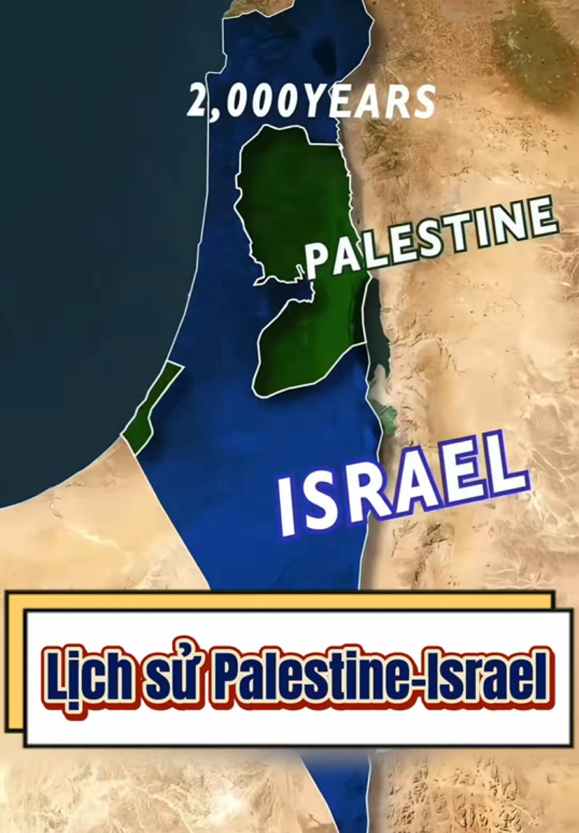 Điều gì khiến Xung đột Israel-Palestine hơn 2000 năm vẫn chưa chấm dứt. #kienthucthuvi #Israel #Palestine #viral #fyp 