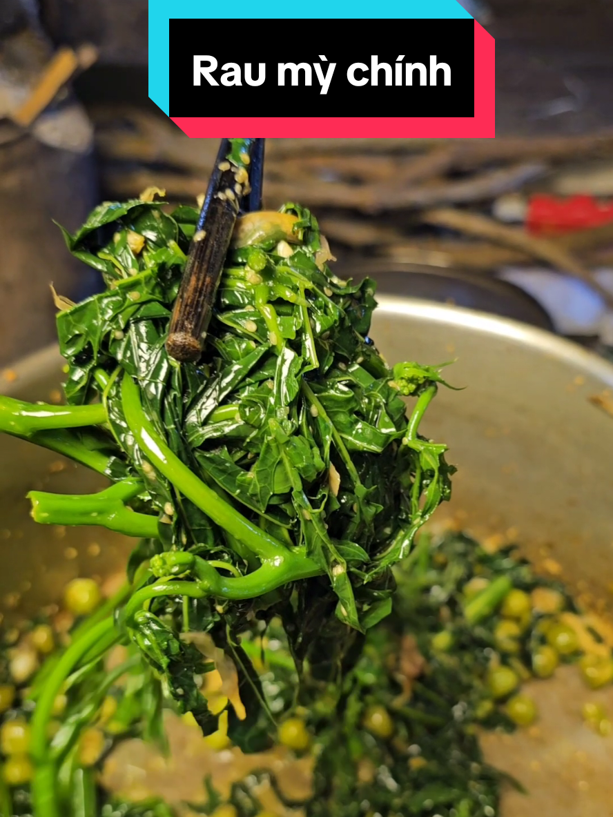 Rau mỳ chính ( Rau đu đủ ngọt), món này đơn giản mà hao cơm lắm #maitaybac #ancungtiktok #monngonmoingay #amthuc #xuhuong 