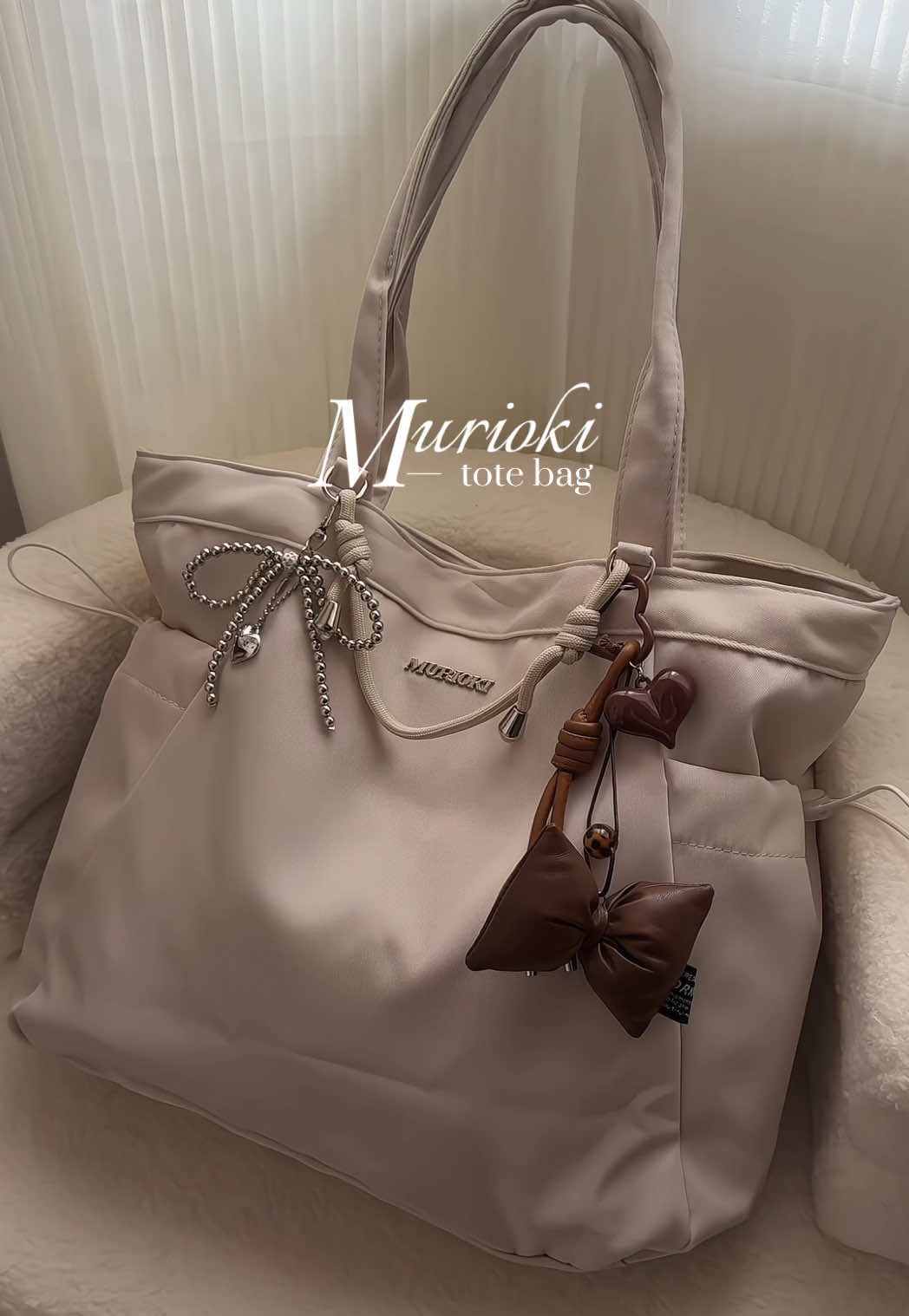 NEW TOTE BAG ALERT ‼️ the perfect uni/ office bag ✨ the quality is giving 😲❤️ !! @MURIOKI Fashion Shop  #murioki #muriokitotebag #totebag #unibag #schoolbag 