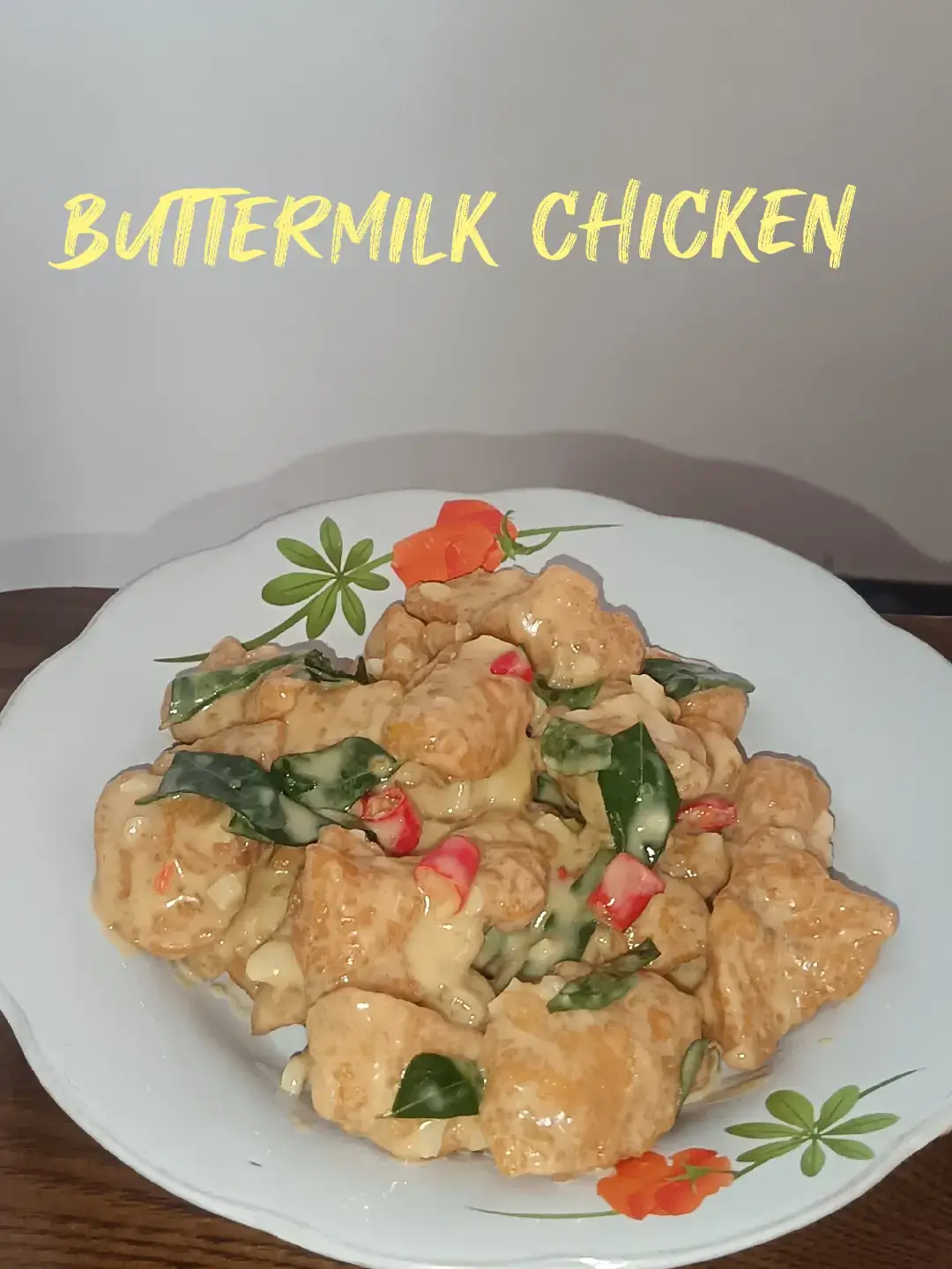 Our style spicy buttermilk chicken❤️ #simplerecipe #homecooking #fyp #fypシ #fyppppppppppppppppppppppp 