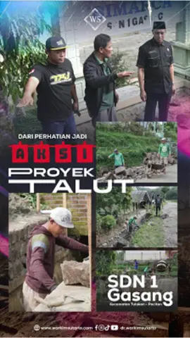 Pembangunan talut di SDN 1 Gasang, Kecamatan Tulakan kini mulai terwujud atas dukungan dr. H. Warkim Sutarto, MARS Anggota DPRD Kabupaten Pacitan Fraksi Demokrat, infrastruktur sekolah semakin kokoh untuk mendukung kenyamanan belajar siswa. #drWarkimSutarto #FraksiDemokrat #DesaGasang #PembangunanDesa #partaidemokratpacitan Pacitan