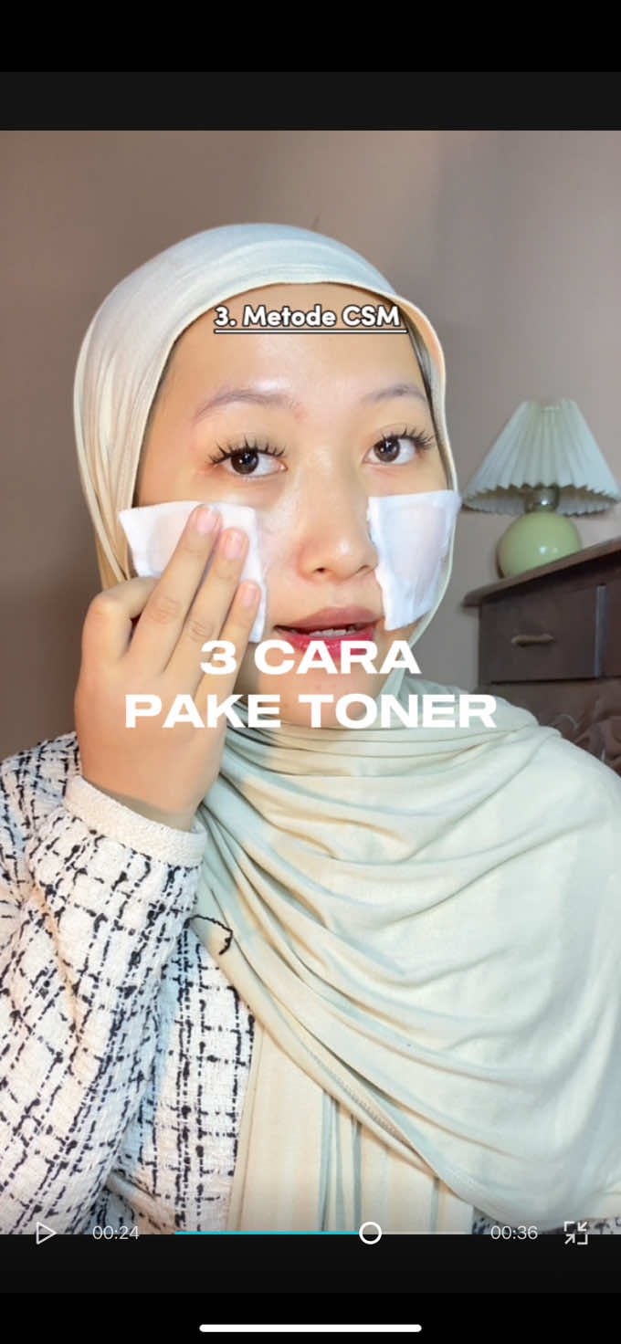 gimana mau coba cara lain juga gak? #beautytips #kbeauty #skincare #toner 