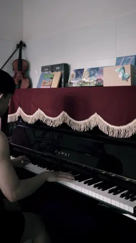 Akaza love theme😭🗡️ #pianocover #akaza #kimetsunoyaiba 