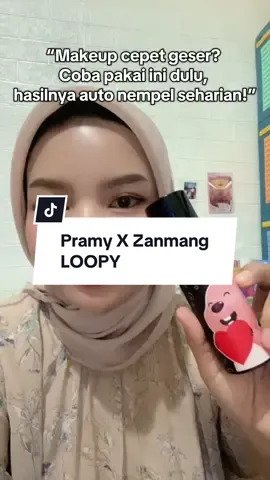 “Ngerasa foundation gampang crack? Mungkin karena kamu belum pakai primer yang satu ini 👀” #pramy #pramyxzanmangloopy @Pramy Indonesia 