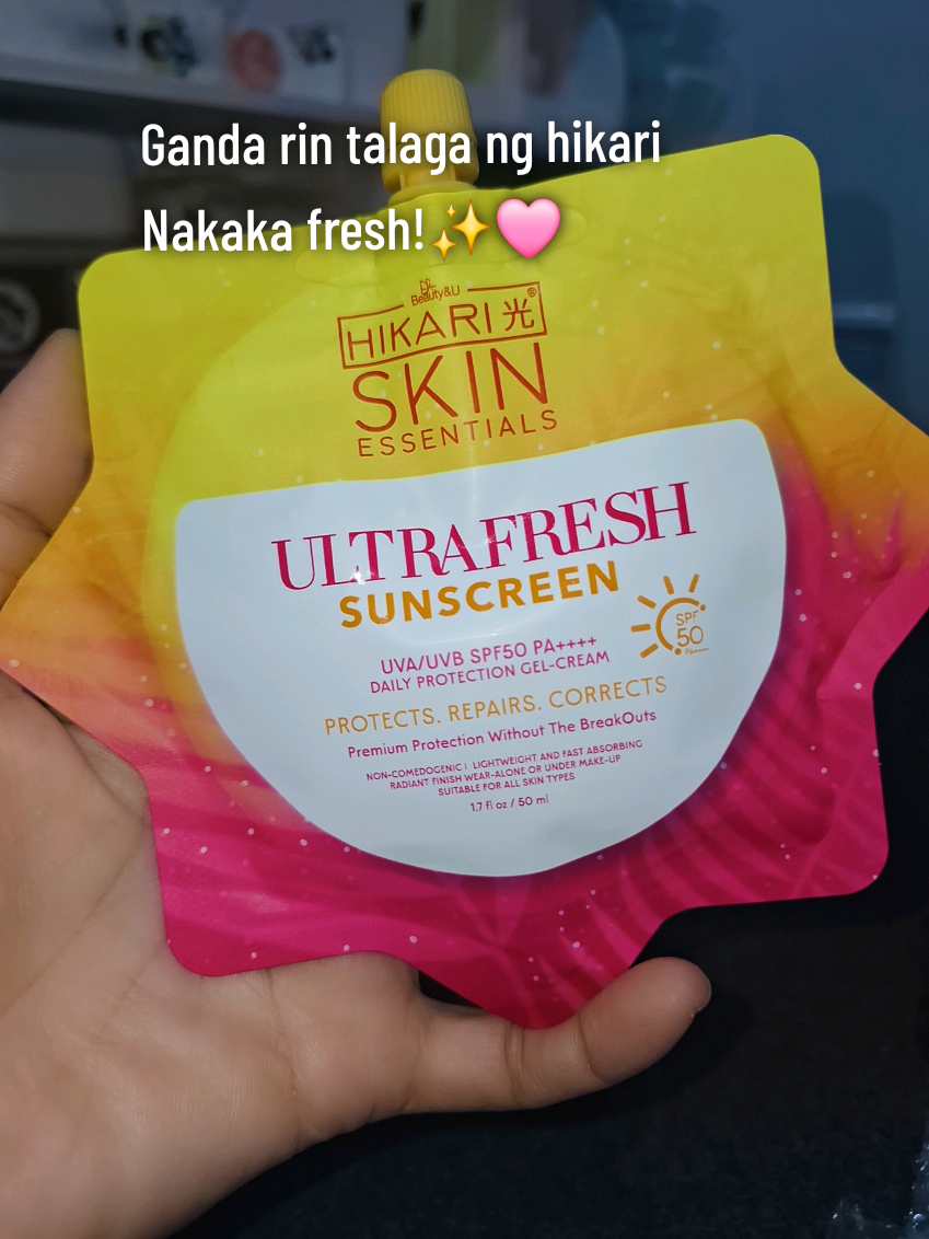 Sobrang bango at lightweight andaming users na!!!!! #affiliatemarketing #sunscreen #hikari #affiliate 