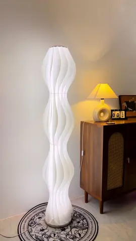 Đèn sàn Decor trang trí thân xếp lớp phong cách hiện đại 3 chế độ sáng.   #dendecor#dencay#denxeply#decor#xuhuong 