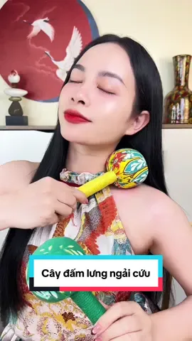 Cây đấm lưng ngải cứu này dùng thích cực luôn á #luuluutham #review #caydamlung #damlungngaicuu #suckhoechomoinguoi 