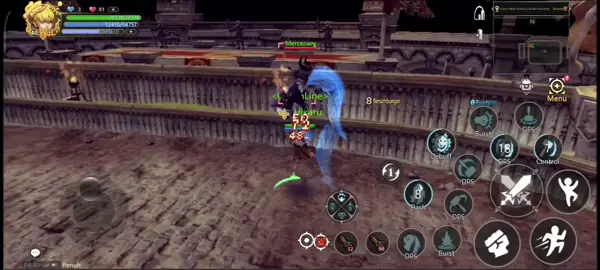 day 1 belajar wall combo #dnmclassic #dragonnest #dragonnestclassic #warrior 