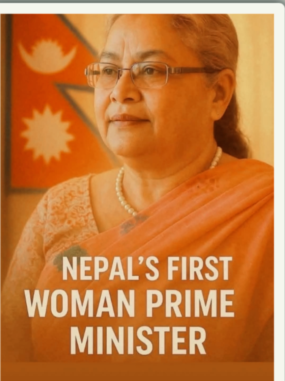 सपना जस्तो लागीरहेको छ खुसी छु आज देशले  नयॅा बाटो पाएको छ । #JayNepal 🦋🙏बधाई छ सुसीला कार्कि अनि हामीलाई😃 #nepal #sushilakarki #trending #foryoupage 