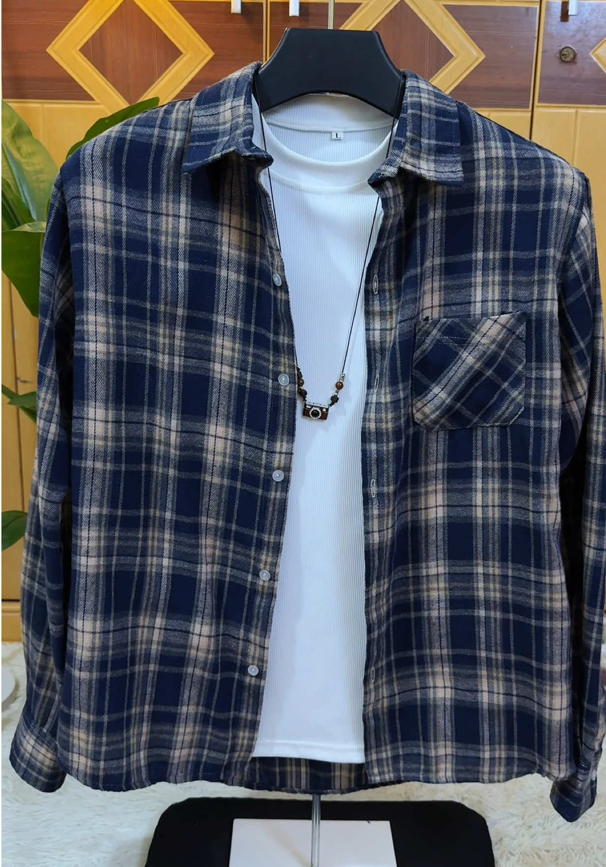 Áo Sơ Mi Dài Tay Kẻ Caro #aosomi #aosominam #aosomikecaro #xuhuong #xuhuongtiktok 