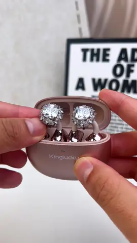 These Bluetooth earphones are specifically designed for girls! It’s amazing and look really cool !!#wirelessearbuds…… #earbuds #earphones #tiktokshopfinds #earphones  