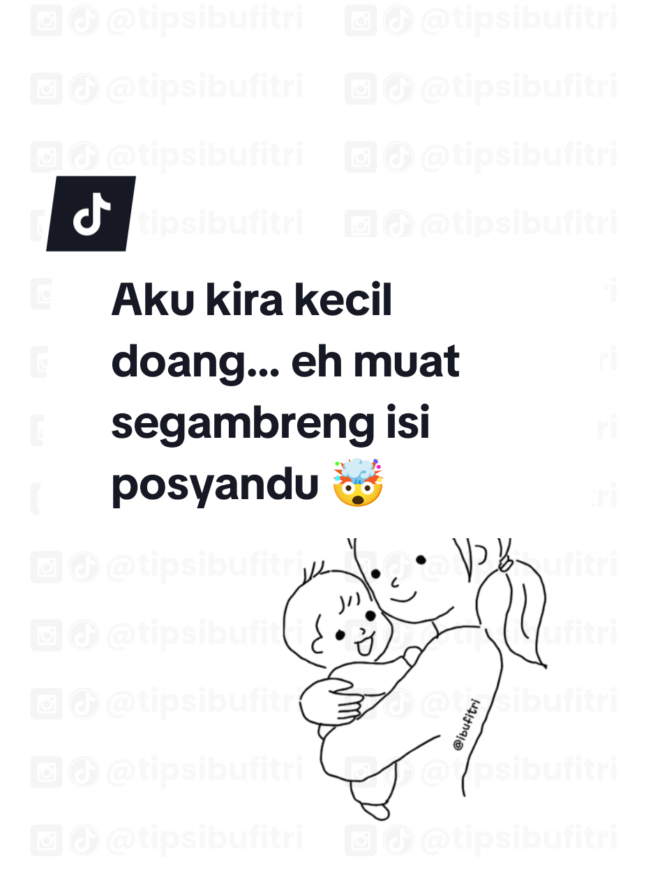 Tasnya mungil, tapi muat semua bekal bayi 😍 #tasposyandu #totebagmini #totebag #tas 