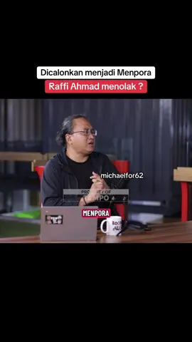 Terus berhembus kabar bahwa Raffi Ahmad akan menjadi Menpora baru, apakah benar Raffi menolak tawaran tersebut? Sumber: Yt Tempodotco #raffiahmad #menpora #reshuffle #menteri #fyp 