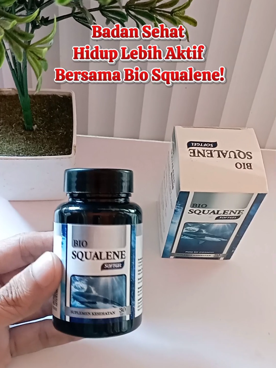 Badan Sehat, Hidup Lebih Aktif Bersama Bio Squalene #squalene #suplemen #sehatalami 