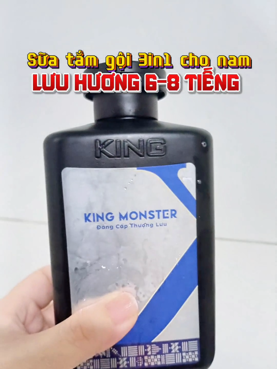 Sữa tắm gội lưu hương 6 đến 8 tiếng dành cho nam King Monster♥️ #útlùnreview #foryoupage #kingmonster #suatamgoi #suatamchonam @Út Lùn Review @Út Lùn Review 