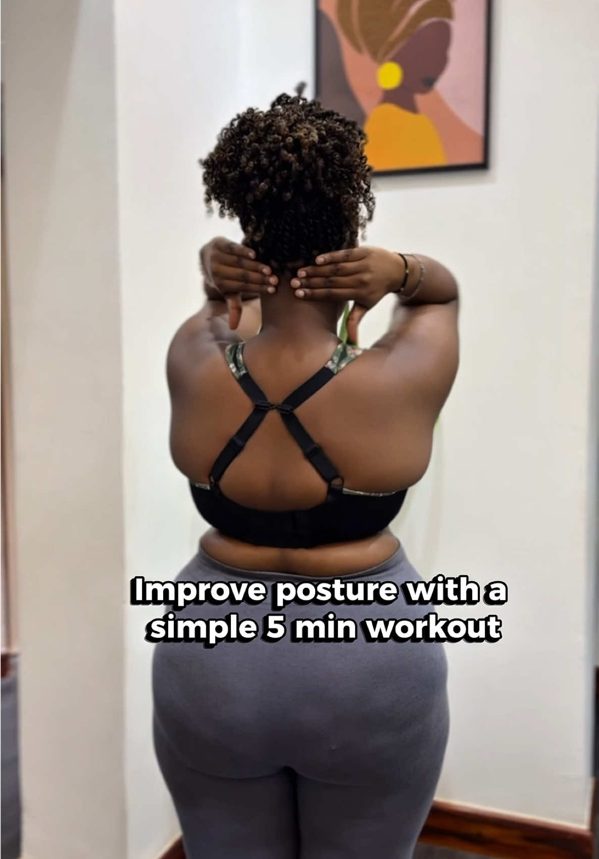 Got 5 minutes to spare? Here are four simple, no equipment needed arm workouts that will help improve your posture.  #armworkout #noequipmentworkout #batwings #sportsbras #supportivesportsbras 